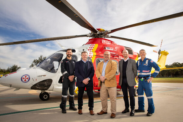 Yancoal renews partnership with Westpac Rescue Helicopter Service