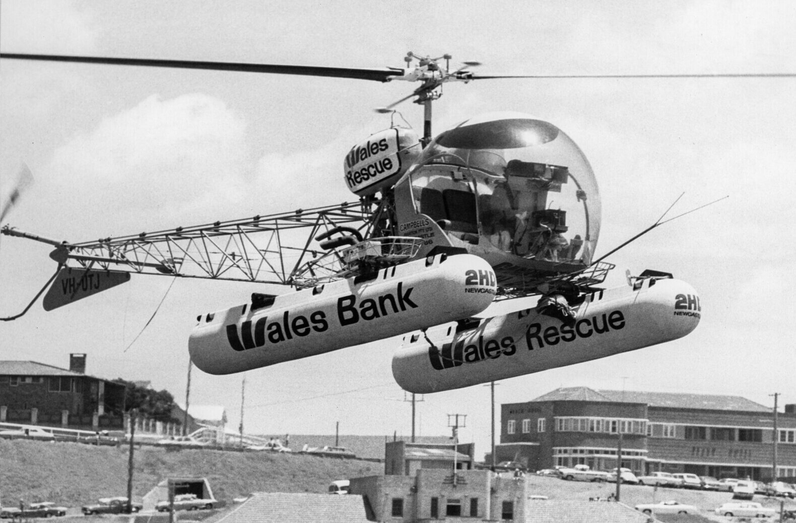 Service takes off at Merewether Beach 7 Dec 1975